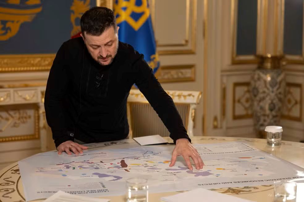 Zelensky propõe troca de territórios entre Ucrânia e Rússia como parte de acordo para encerrar guerra