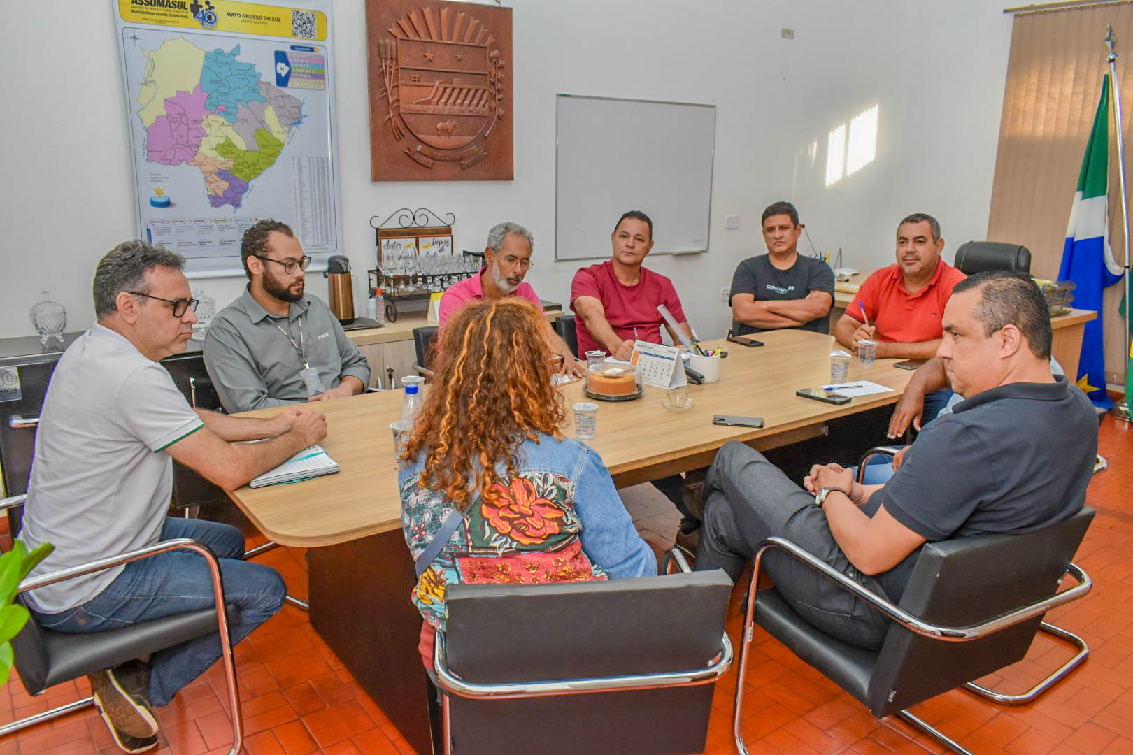 Secretários se reúnem com representantes da Arauco