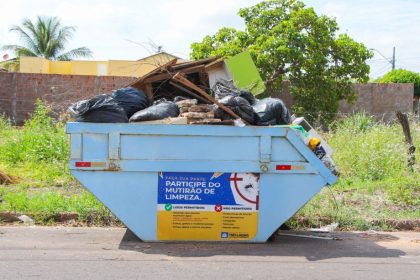 Mutirão da Limpeza inicia distribuição das caçambas no Bairro Interlagos