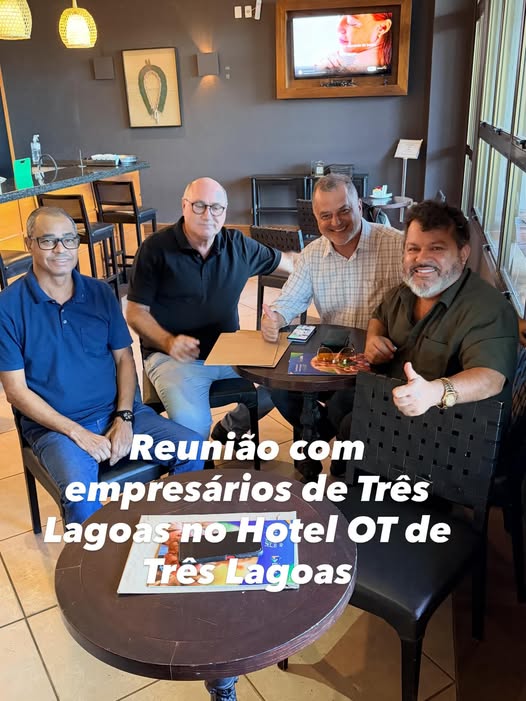 Reunião com empresários marca passagem de Carlos Bernardo por Três Lagoas