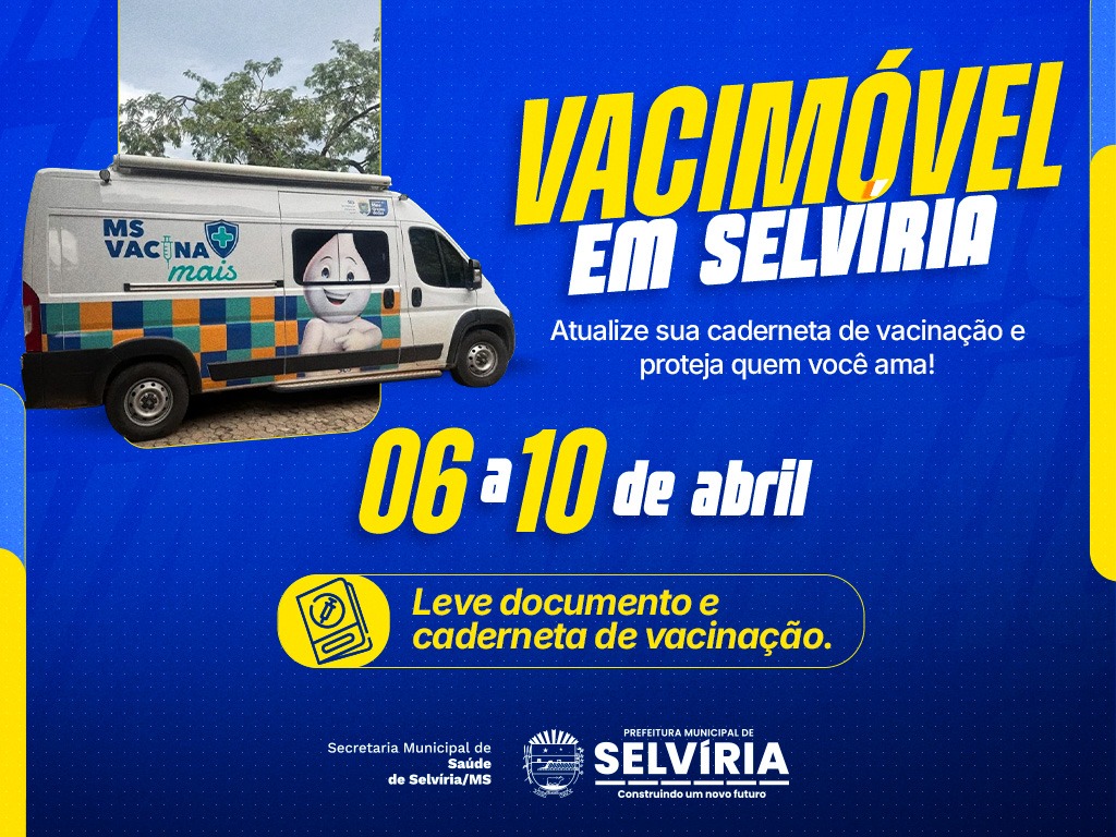 Selvíria receberá Vacimóvel para ampliar acesso à vacinação