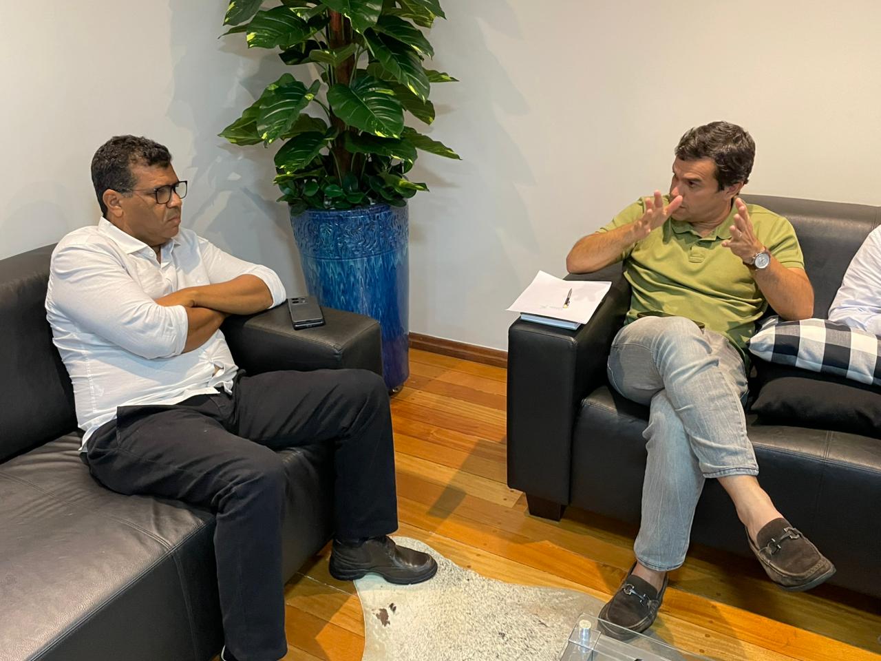 Em Campo Grande, Prefeito Jaime se reúne com deputado Beto Pereira