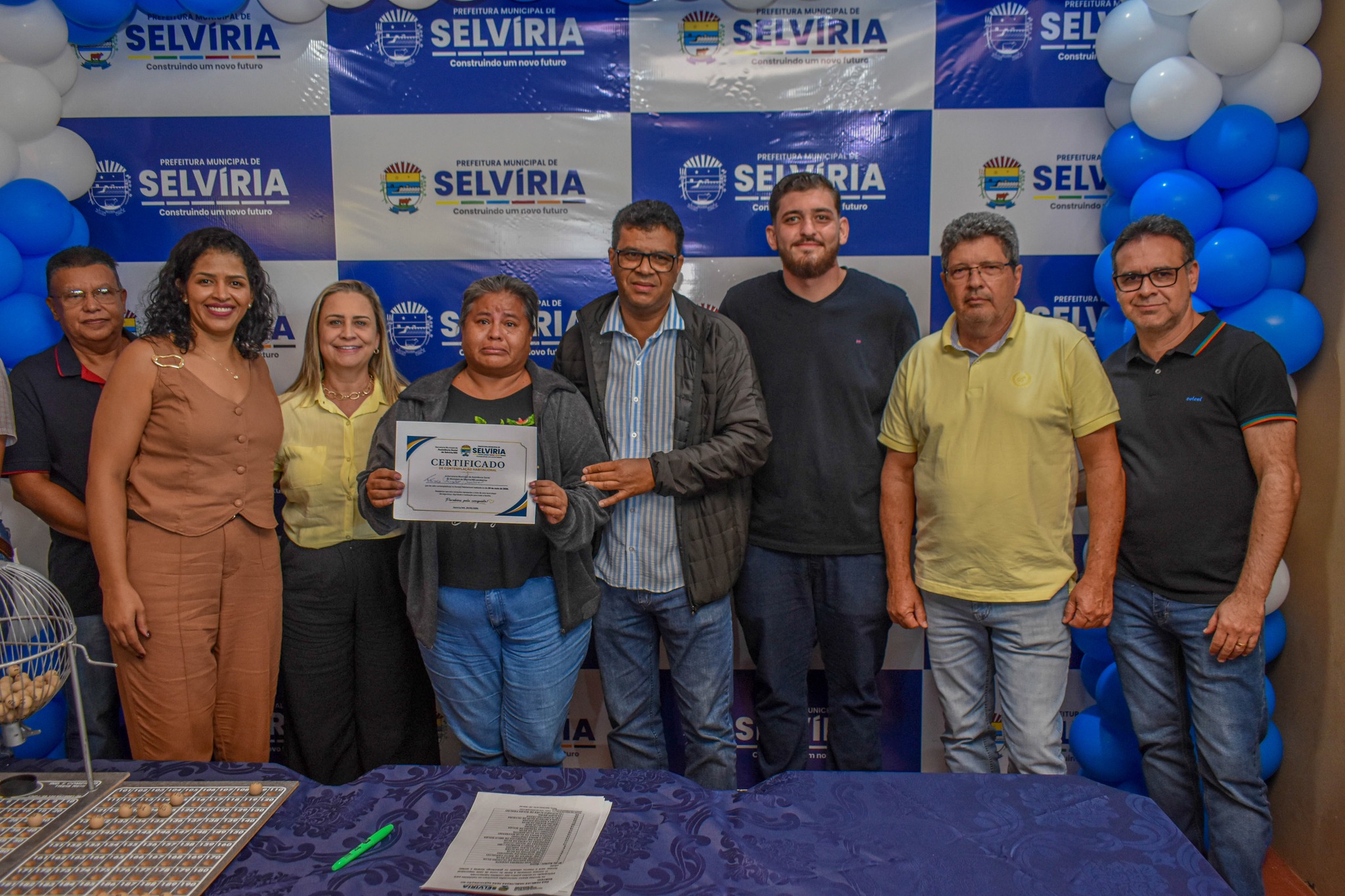 Emoção e esperança marcam sorteio de 64 casas populares em Selvíria