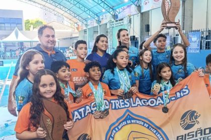 Sejuvel conquista primeiro lugar na categoria Mirim e terceiro no geral no Estadual de Natação