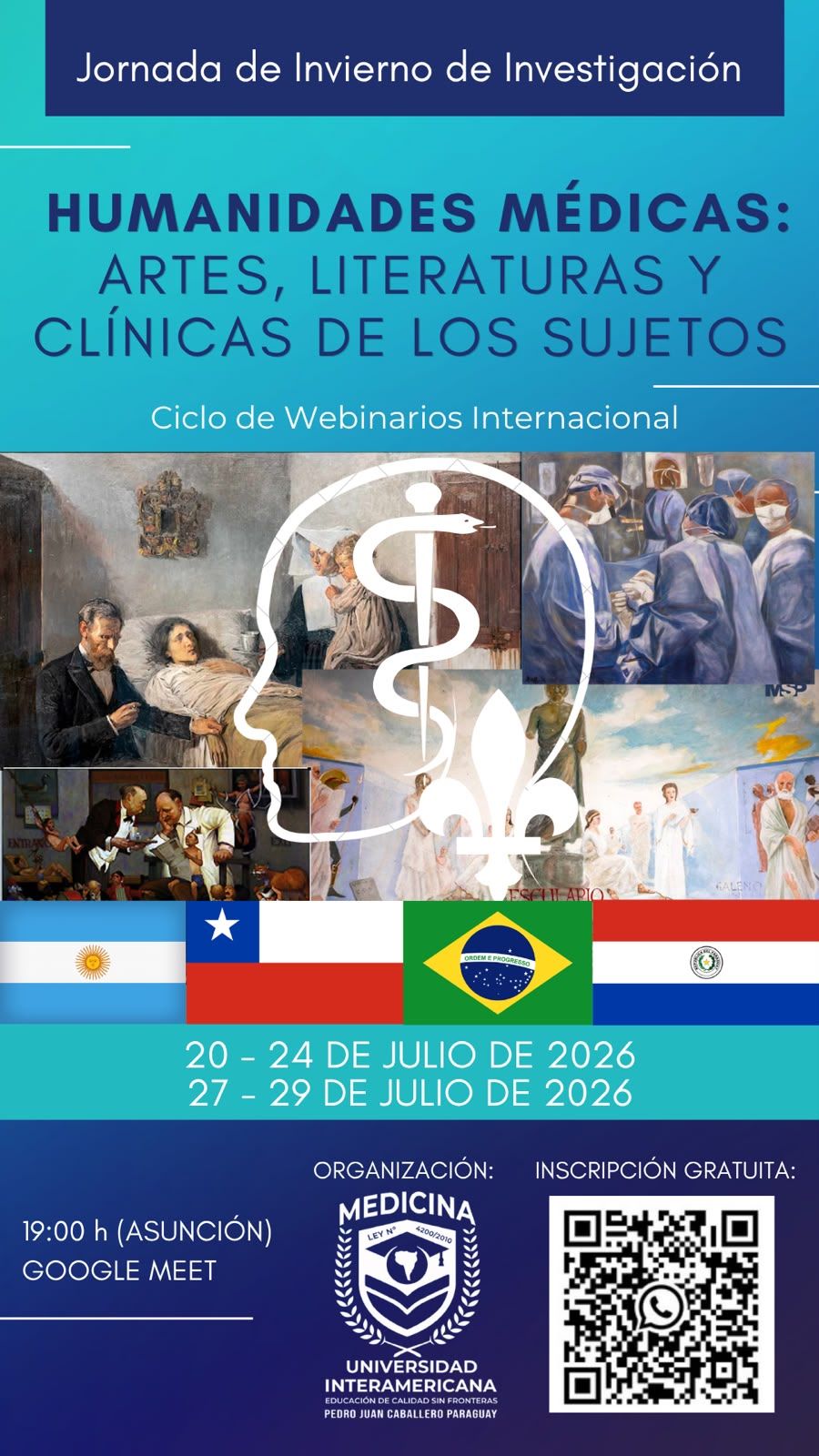 Universidad Interamericana: ciclo Internacional  debaterá intersecção entre Humanidades e Prática Médica