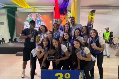 Equipe feminina de vôlei conquista 3º lugar nos Jogos Escolares da Juventude de MS