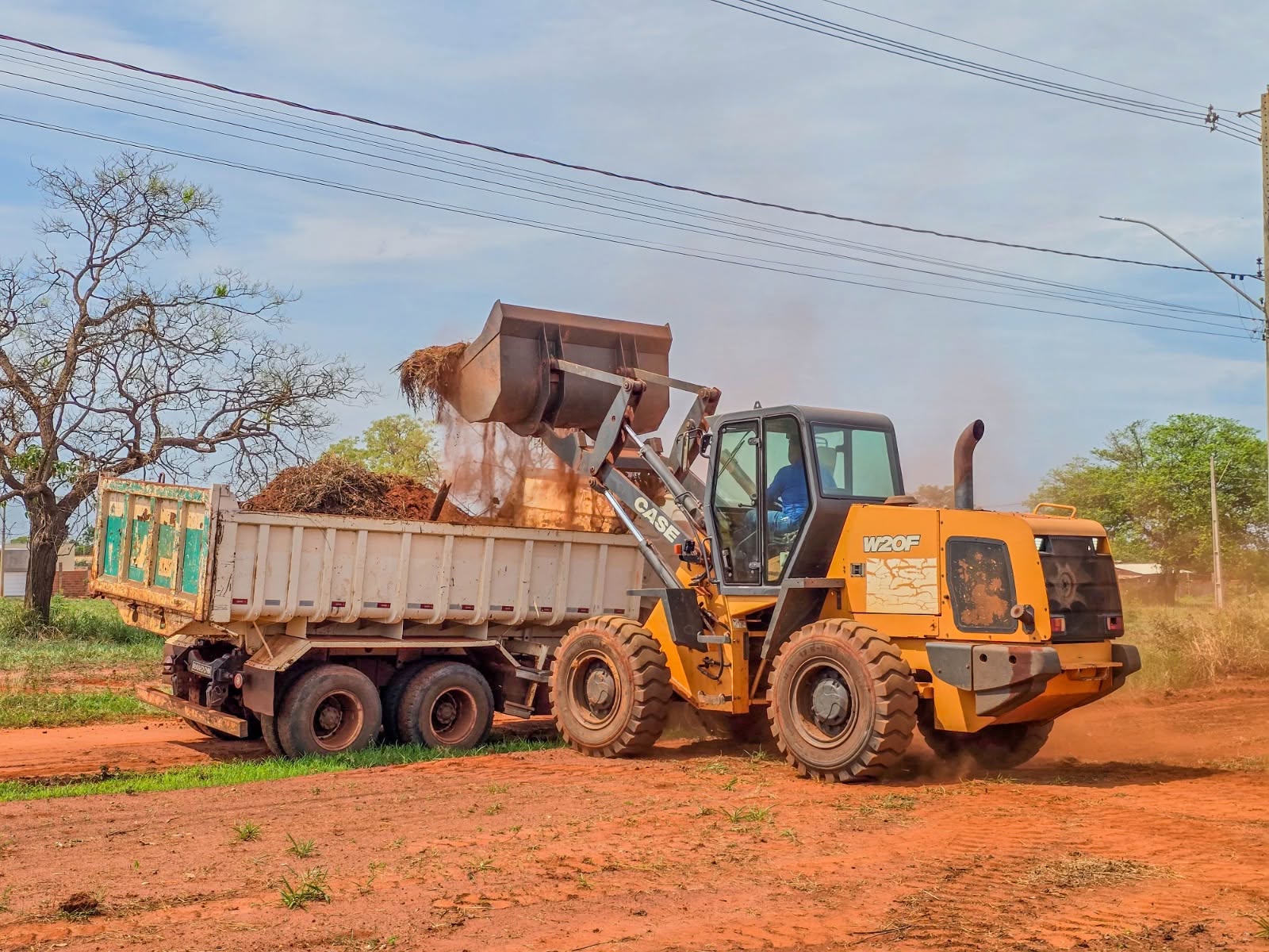 Mutirão de limpeza continua pelas ruas de Selvíria