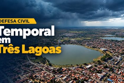 Defesa Civil atende ocorrências após temporal em Três Lagoas